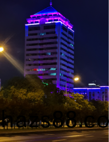 威海衞(wei)生大廈亱景亮化(hua)